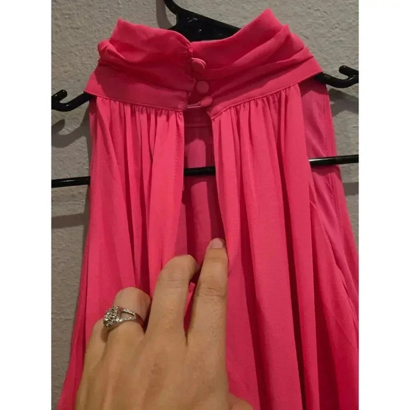 New York & Company Women's Pink Sleeveless Maxi Dress Size M Y2K Fairy - Picture 9 of 14